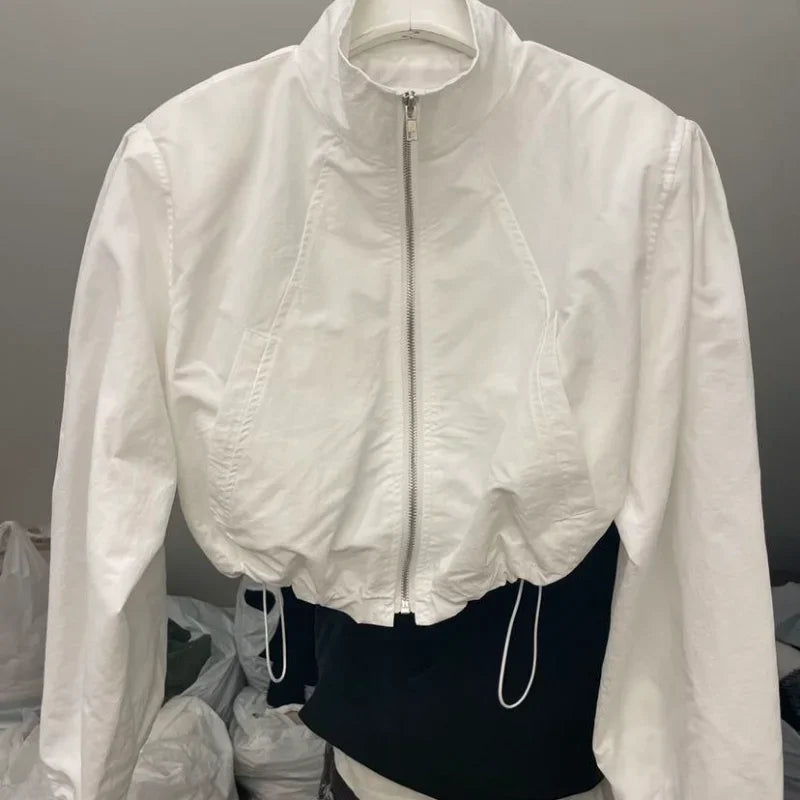 Orenvi Windbreaker Jacket — Vintage Harajuku Edge, Effortlessly Oversized