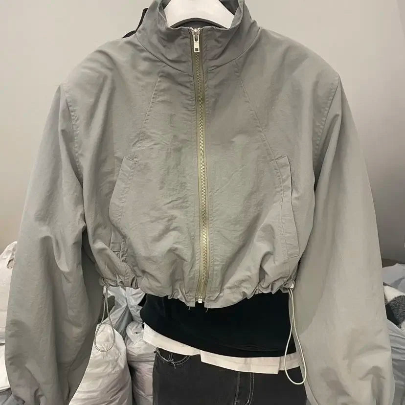 Orenvi Windbreaker Jacket — Vintage Harajuku Edge, Effortlessly Oversized